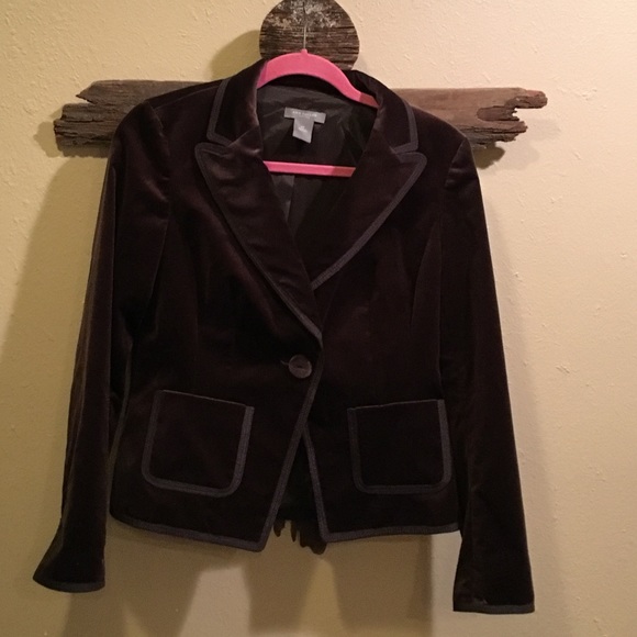 Ann Taylor Velvet Blazer - Picture 2 of 4