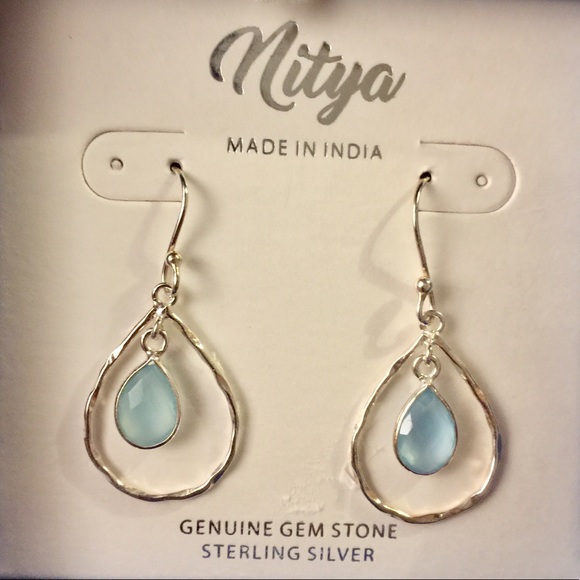 Chalcedony earrings - Picture 1 of 1
