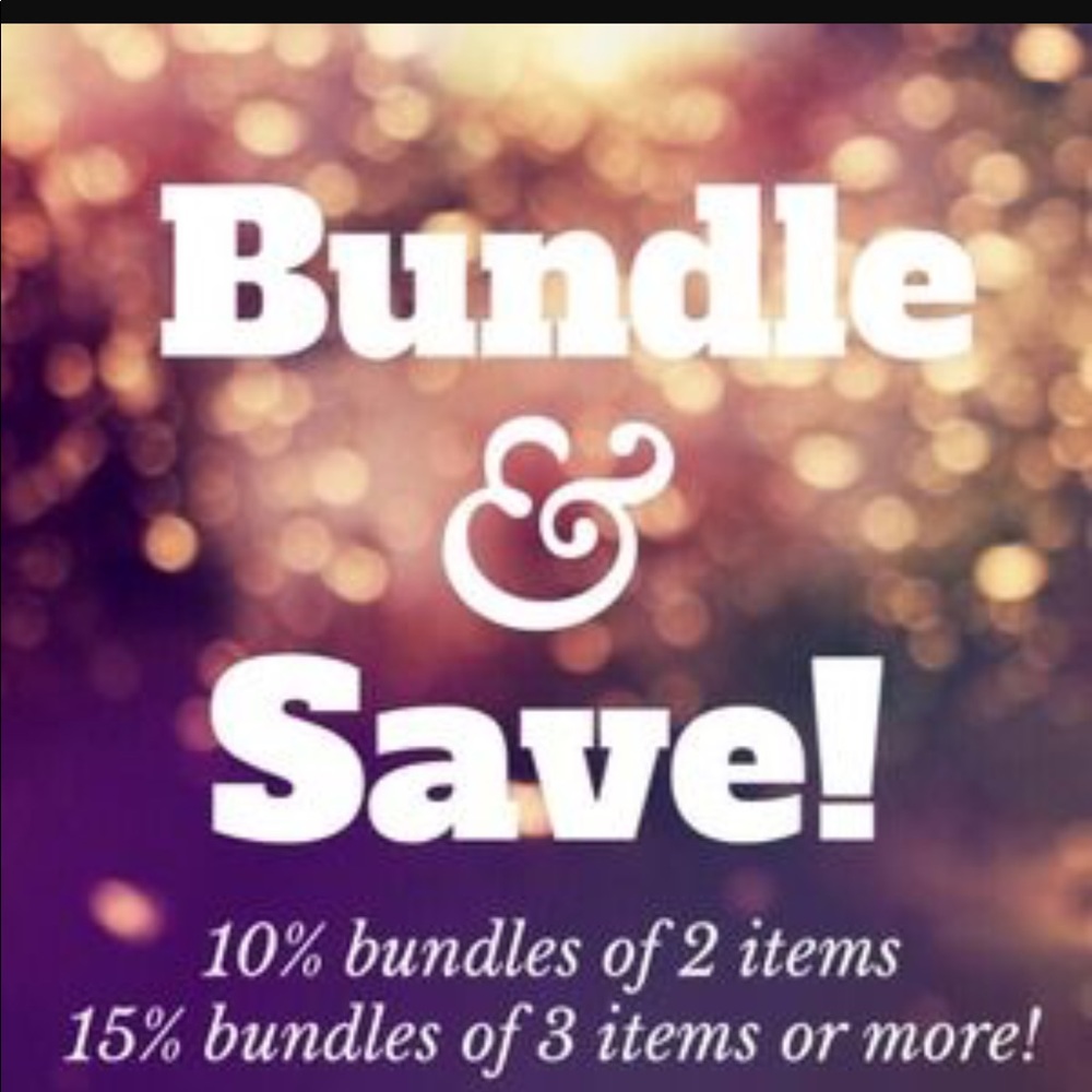 Bundle and pay one shipping fee!