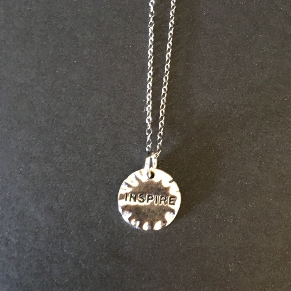 Sterling silver INSPIRE necklace