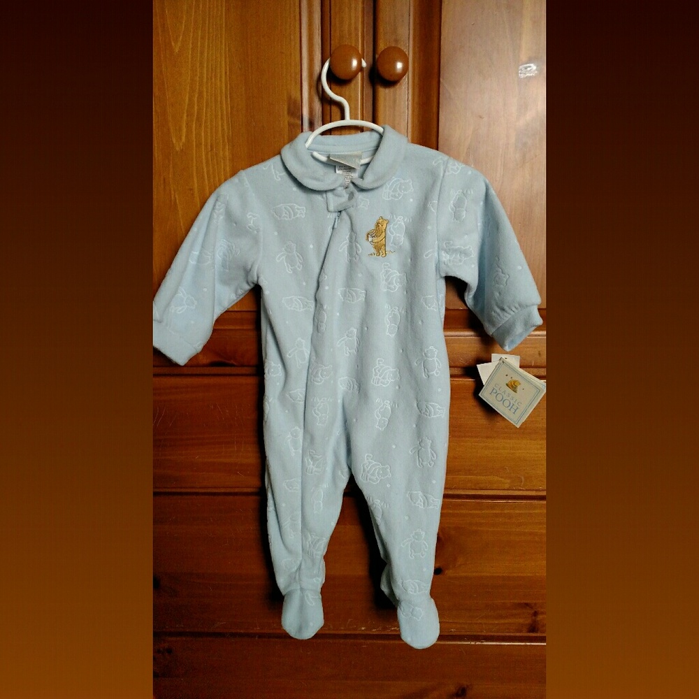 NWT Winnie the Pooh Footed Sleeper