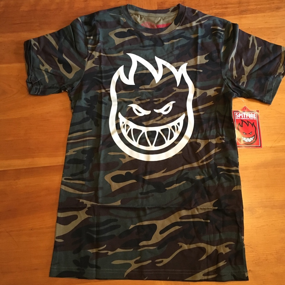 Camo Spitfire Bighead T-Shirt