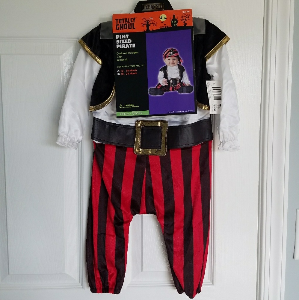 Toddler baby pirate costume