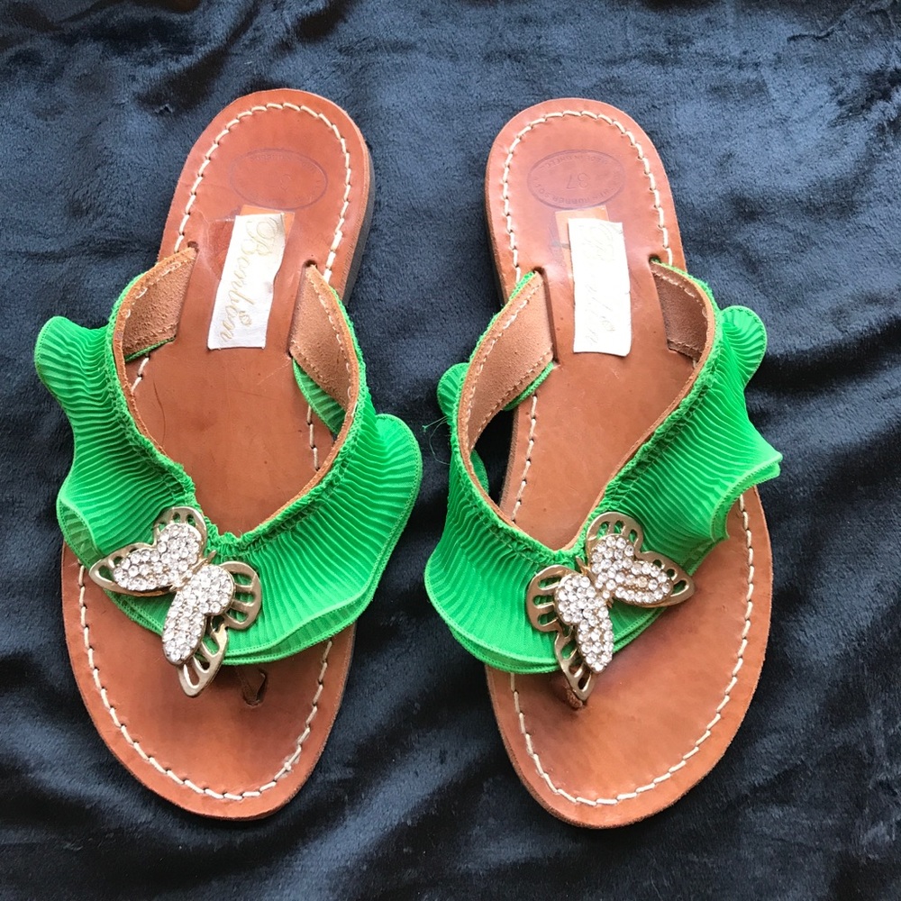 Pretty hand made sandals. Size 37