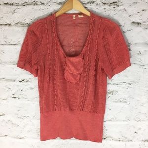 Anthropologie Moth fall knit sweater size M