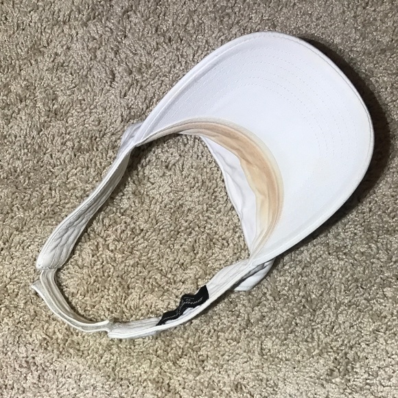 BRIDGESTONE GOLF White Visor Hat with AUTOGRAPH - Picture 5 of 7