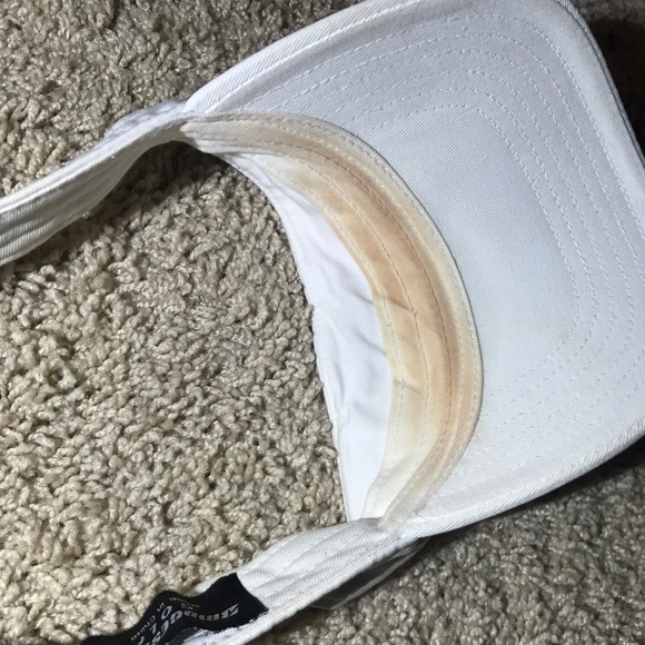 BRIDGESTONE GOLF White Visor Hat with AUTOGRAPH - Picture 6 of 7