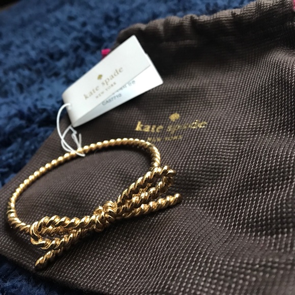 kate spade Jewelry - NWT Kate Spade Skinny Mini Bow Bangle