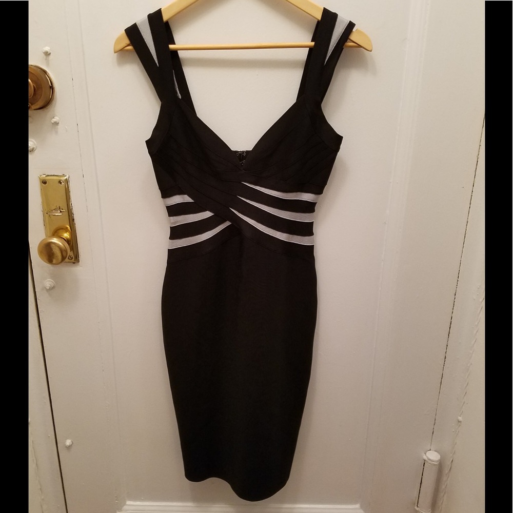 HERVE LEGER stunning mini dress
