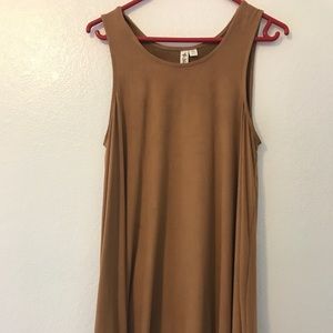 Suede dress