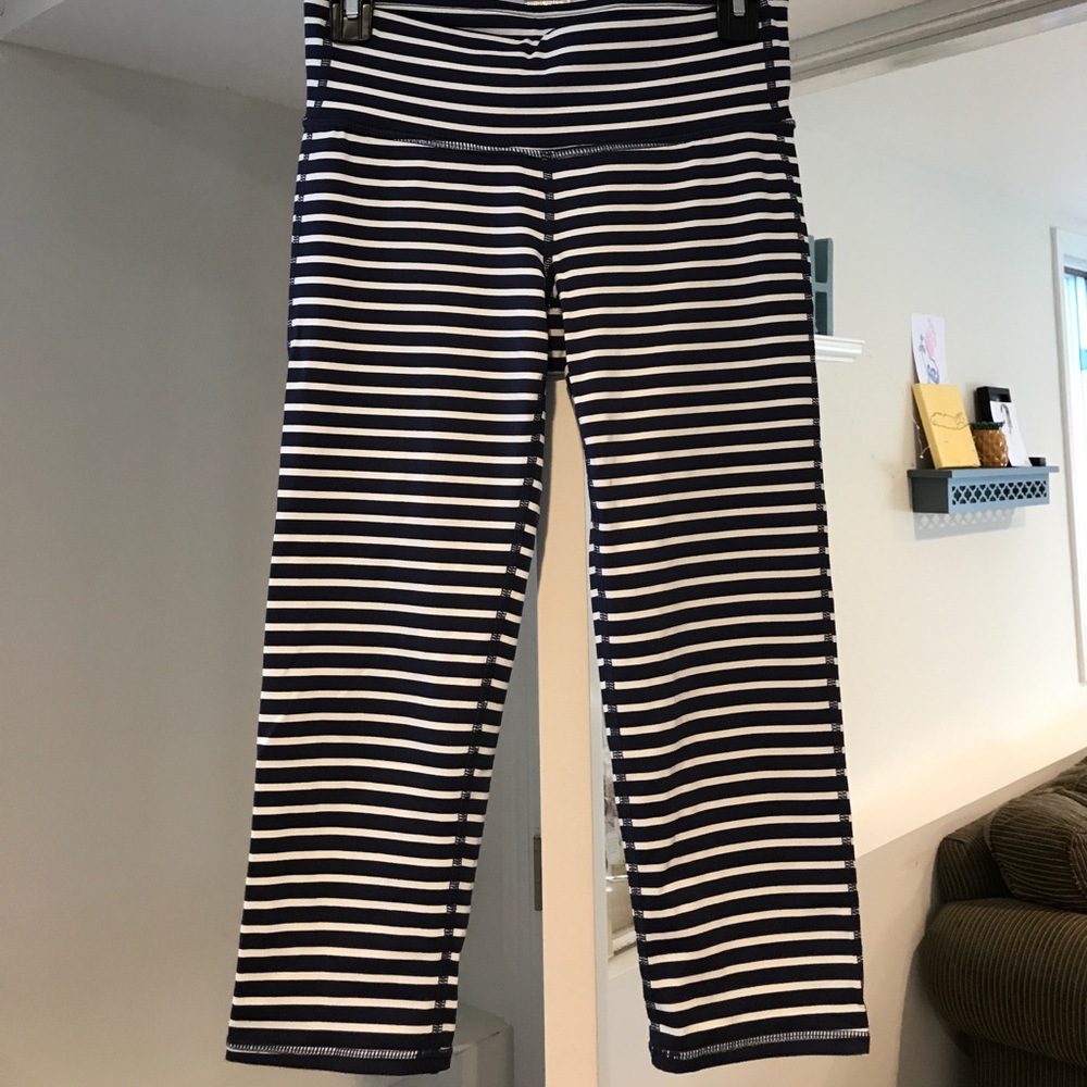 Athleta striped capris