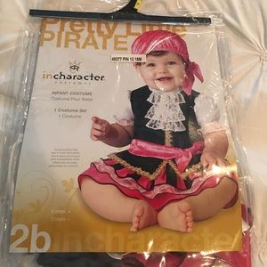 Size 12-18 mo girls pirate costume