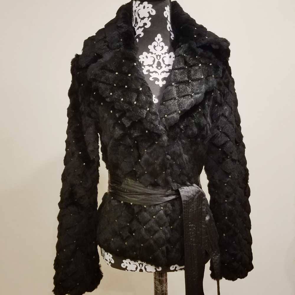 SOLD!!! Rabbit Fur Jacket - NEW!