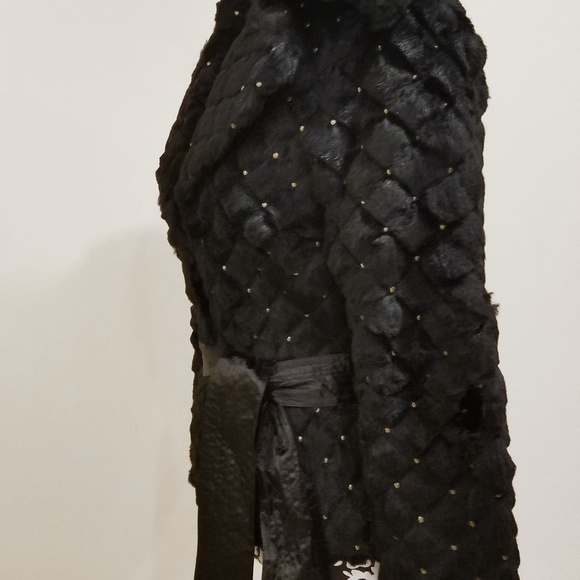 SOLD!!! Rabbit Fur Jacket - NEW! - Picture 4 of 8