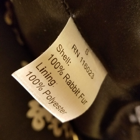 SOLD!!! Rabbit Fur Jacket - NEW! - Picture 8 of 8