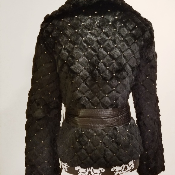 SOLD!!! Rabbit Fur Jacket - NEW! - Picture 3 of 8
