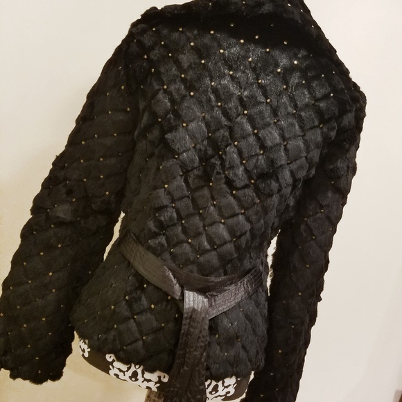 SOLD!!! Rabbit Fur Jacket - NEW! - Picture 5 of 8