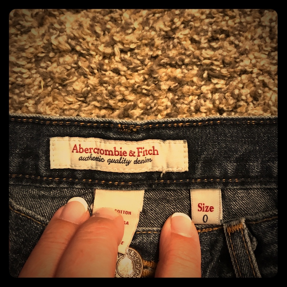 Abercrombie and Fitch size 0 denim skirt