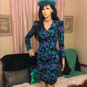 All That Jazz - Long Sleeve Floral Dress