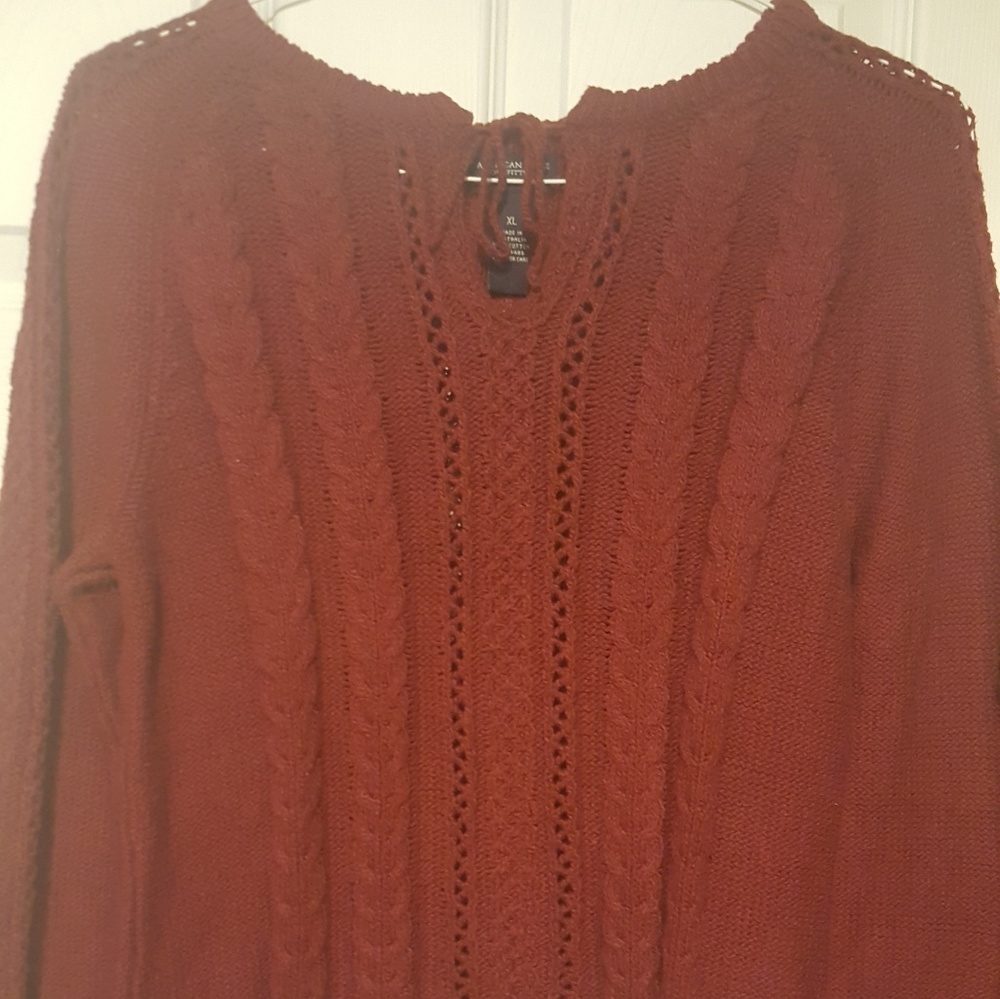 Deep red American Eagle sweater