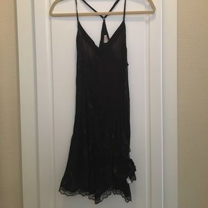 Free People Intimately Black Slip Dress