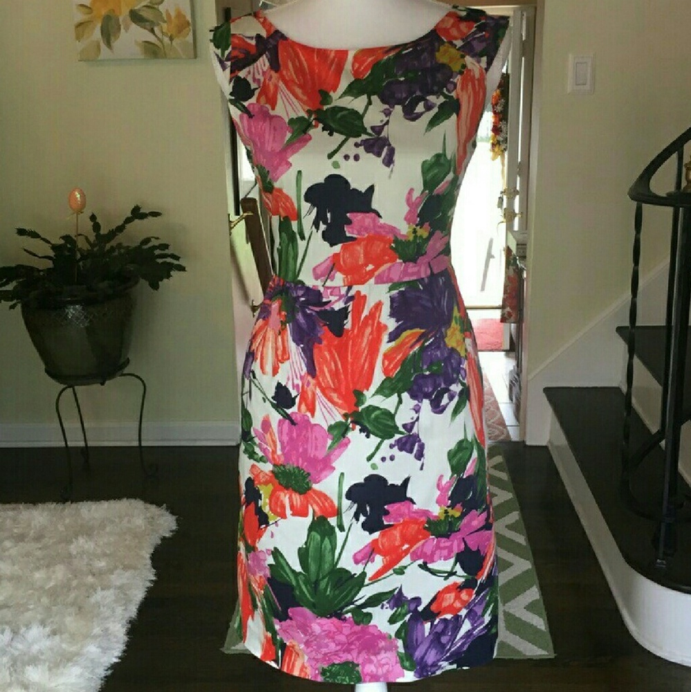 J crew floral dress