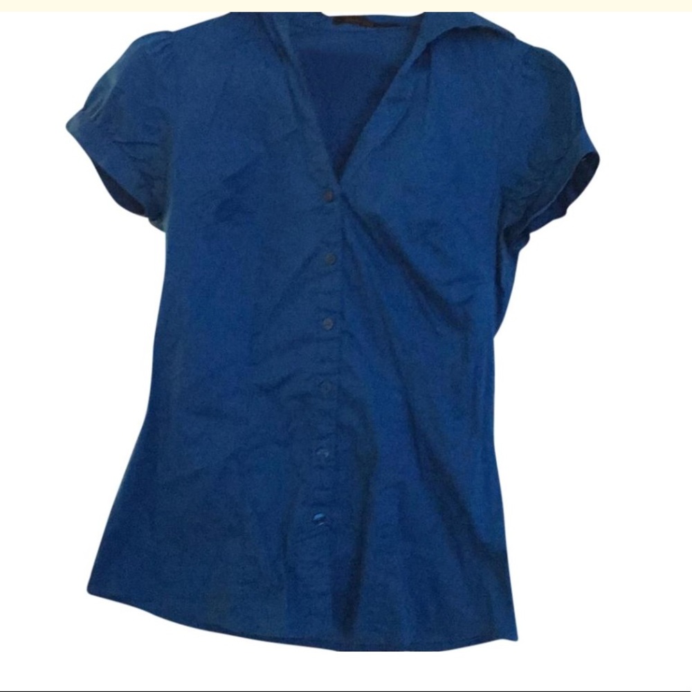 The Limited Essentials Royal Blue Blouse