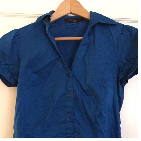 The Limited Essentials Royal Blue Blouse - Picture 3 of 5