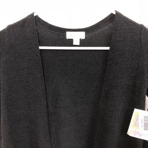 🦄 LuLaRoe Solid BLACK Sarah Cardigan XS