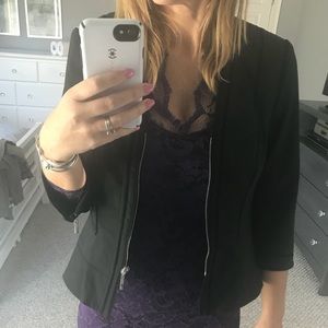 WHBM Fitted 3/4 Sleeve Blazer