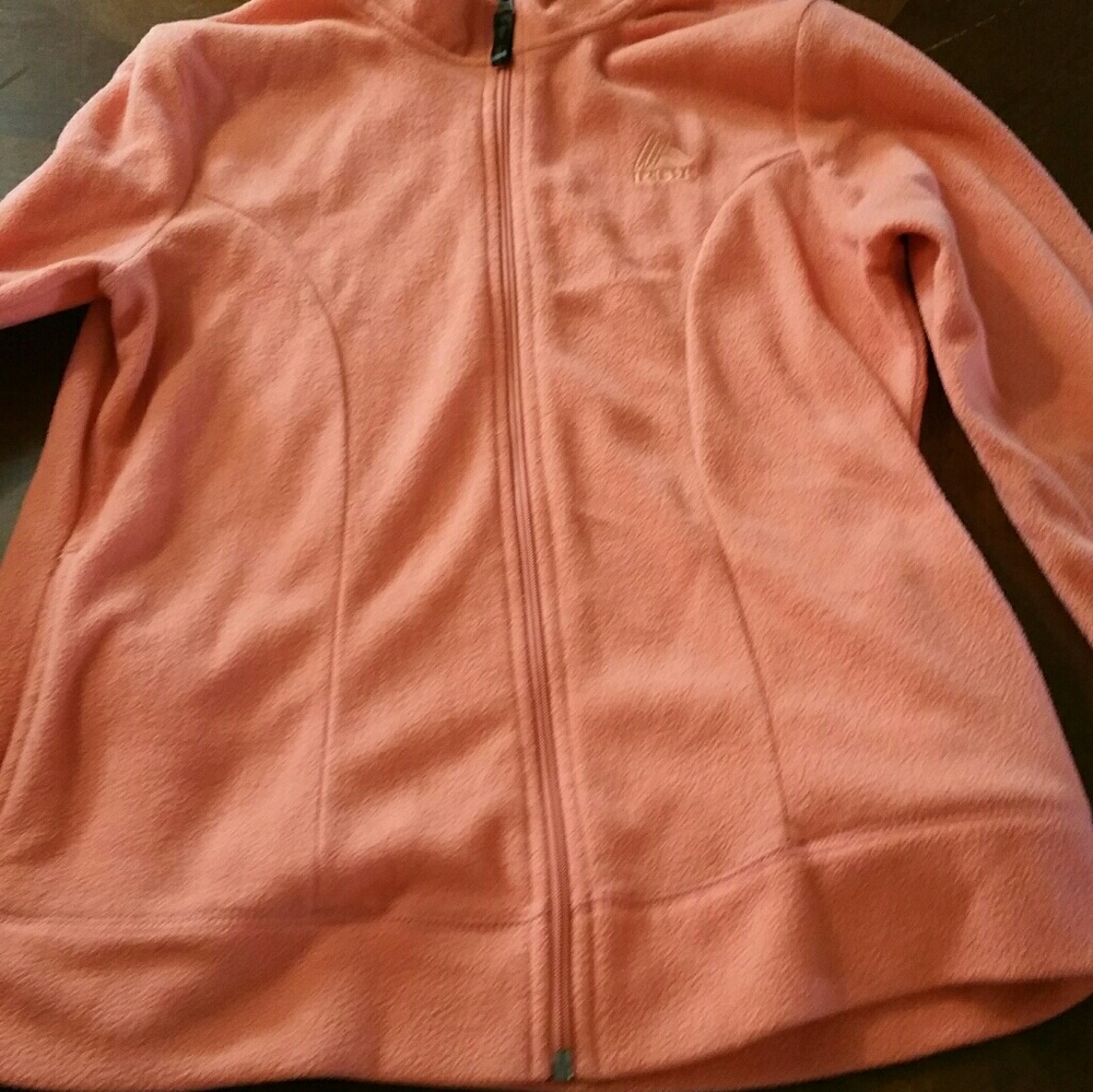 Coral fleece zip up jacket!