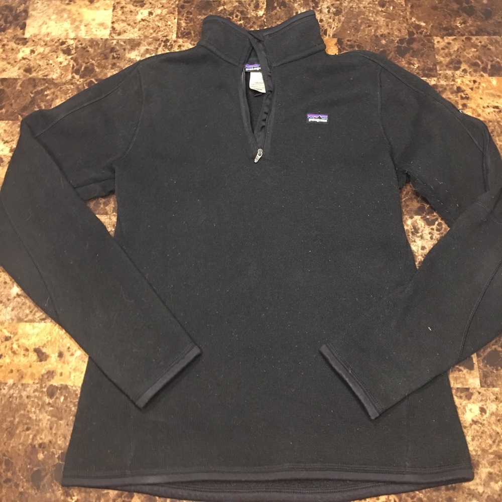 Patagonia 1/4 zip pullover black