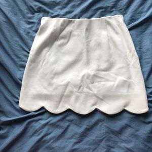 Topshop white Skirt New With Tags