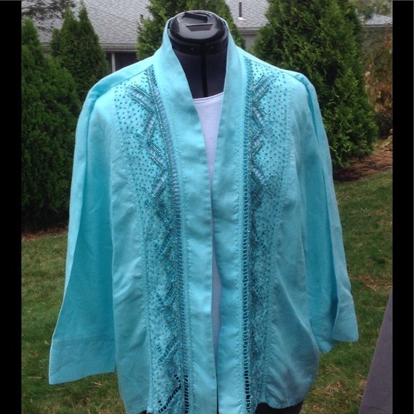 Chico's Jackets & Blazers - Chico's Linen Jacket