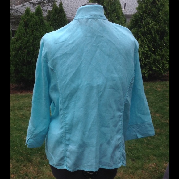 Chico's Linen Jacket - Picture 2 of 4