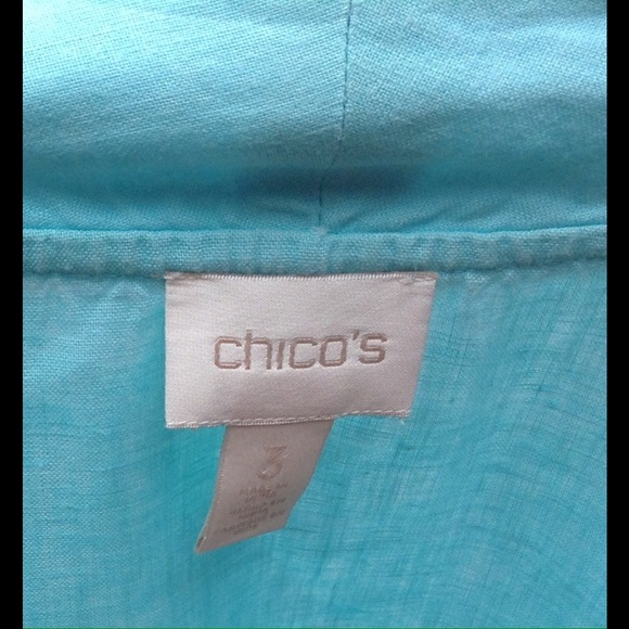 Chico's Linen Jacket - Picture 4 of 4
