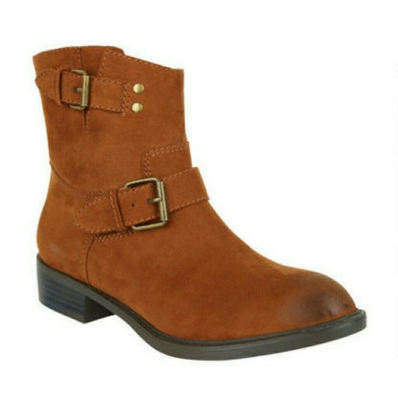 Brown Ankle Adele Moto Boots - Picture 3 of 7