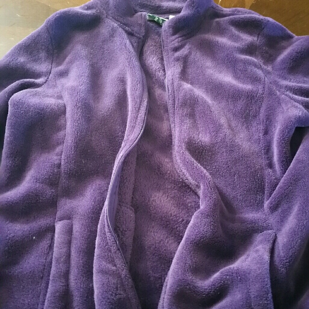 Mountain lake fleece zip up!