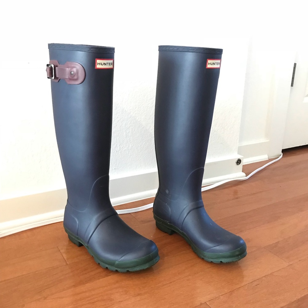 Hunter tall rain boots