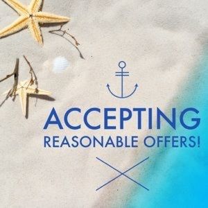 Reasonable offers accepted