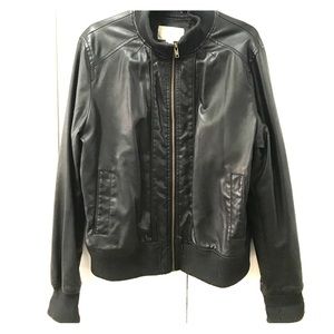 Faux Leather Jacket