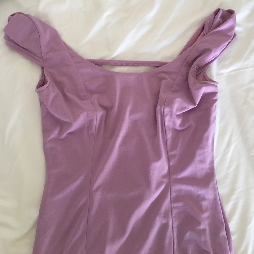 Lavender mini dress