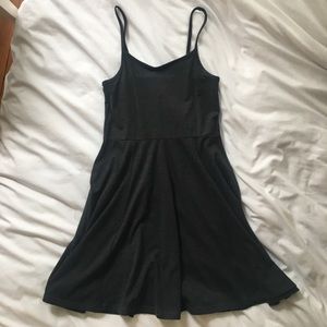 Fit and flare grey dress!
