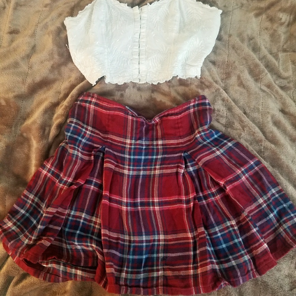 Plaid skirt