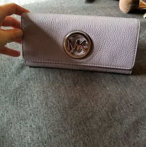 MK lavender wallet