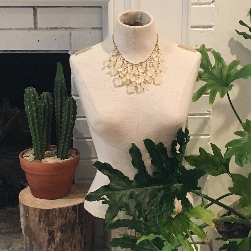 Dangle Bead Statement Necklace