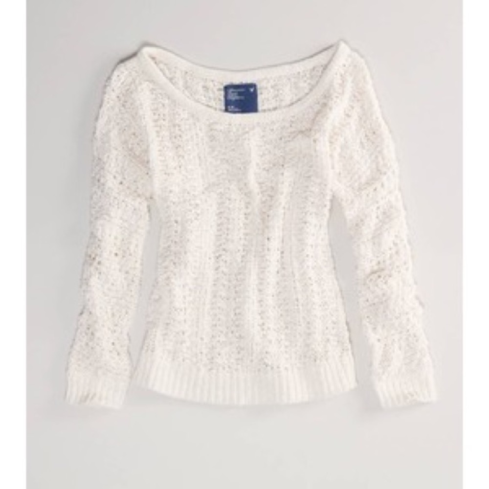 American Eagle Outfitters Open Stitched Sweater