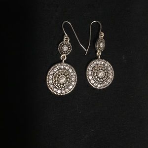 Silver earrings