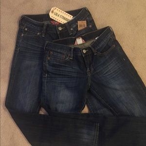 Lucky Brand Jeans, 2 pairs, size 0 NWT, NWOT