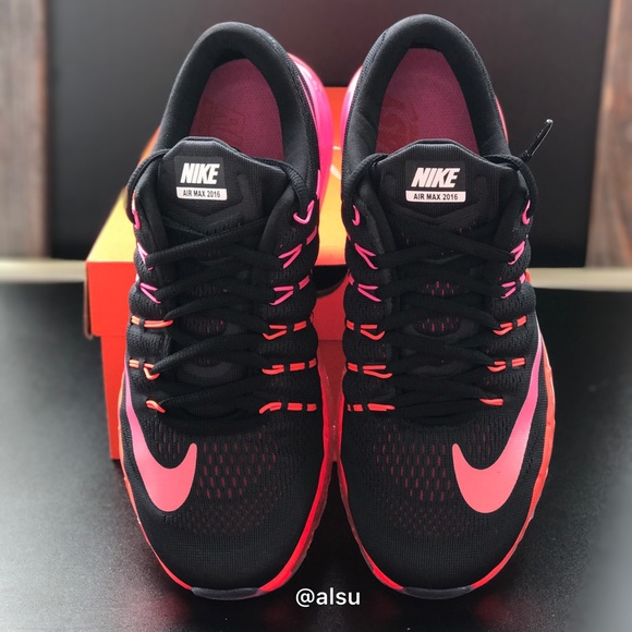 NWT Nike Air Max 2016 Black WMNS - Picture 3 of 7
